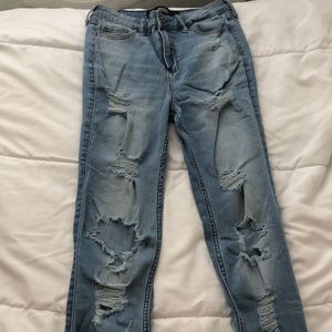 High rise jeans